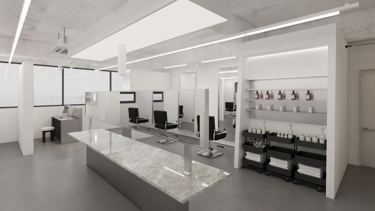 Beijin hair salon interior