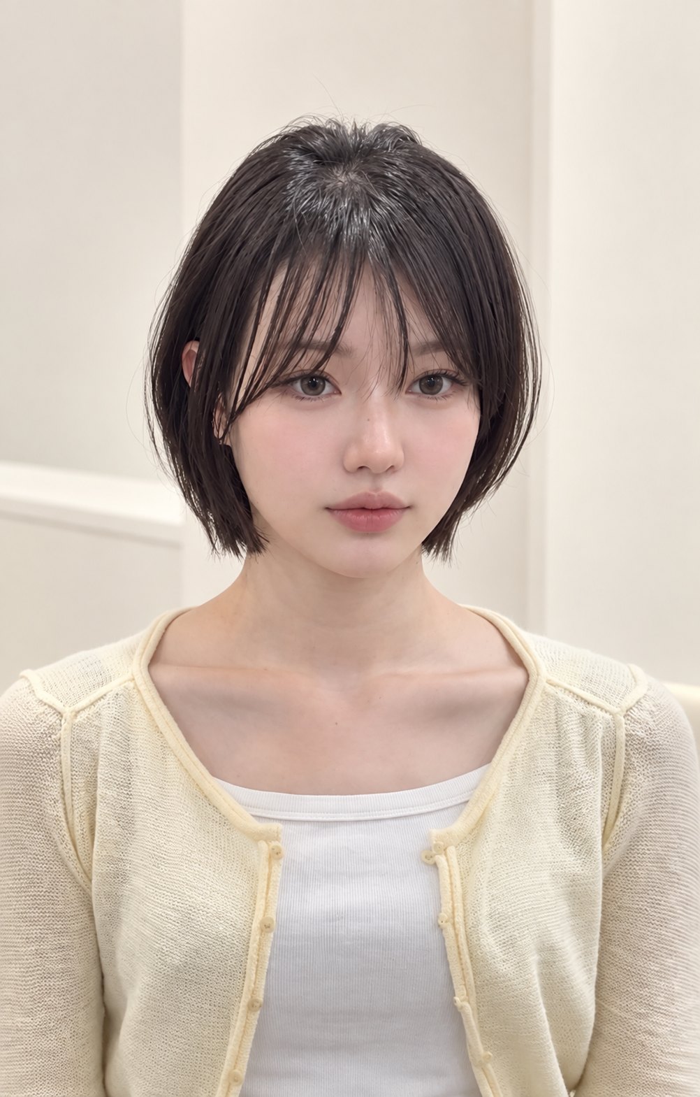 Short bob with bangs — Korean Bob Perm at Beijin hair, Jeonpo-Seomyeon, Busan