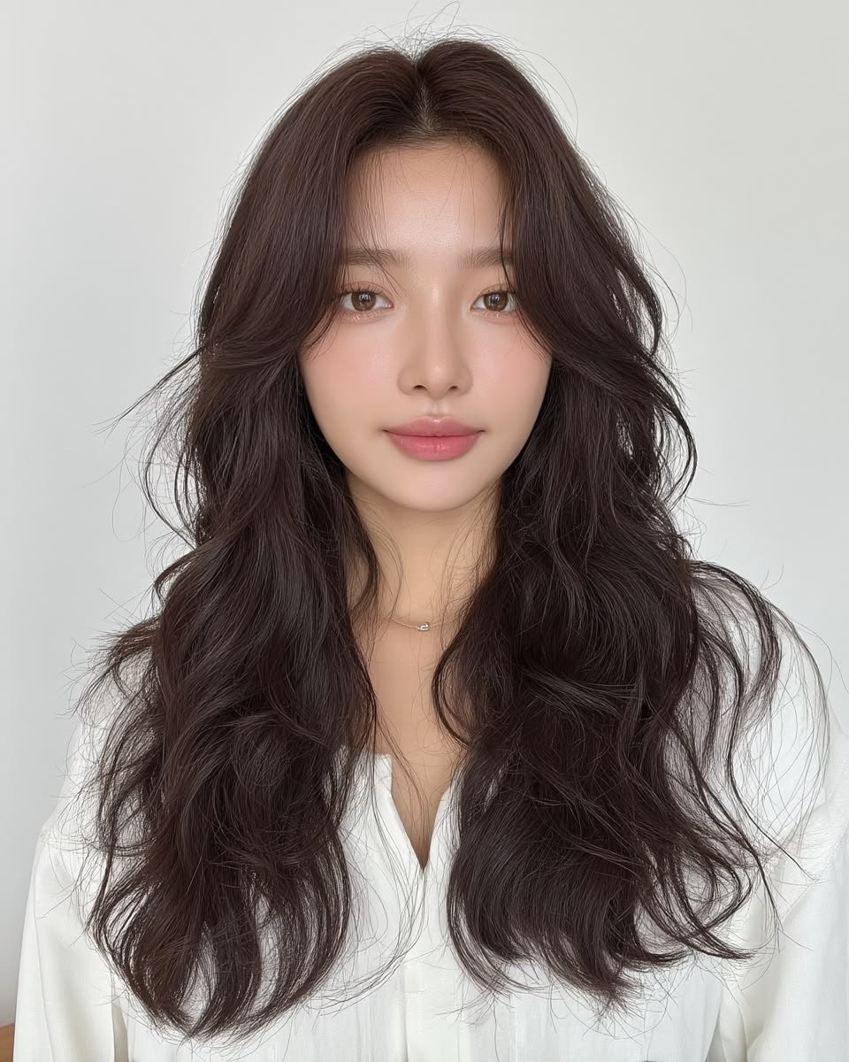 Long digital perm waves — Digital & Setting Perm at Beijin hair, Jeonpo-Seomyeon, Busan
